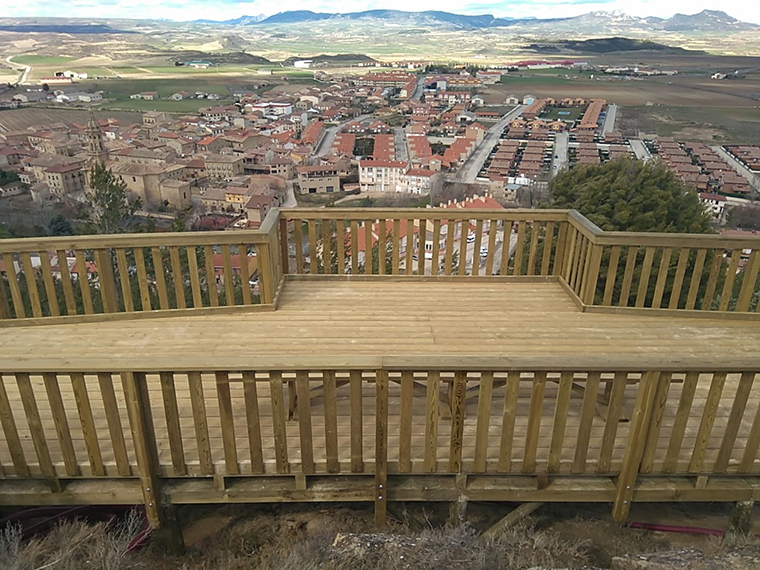 Mirador El Bolo Cuzcurrita de Río Tirón